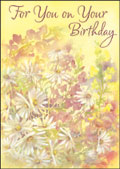 hazy jean birthday yellow daisy garden